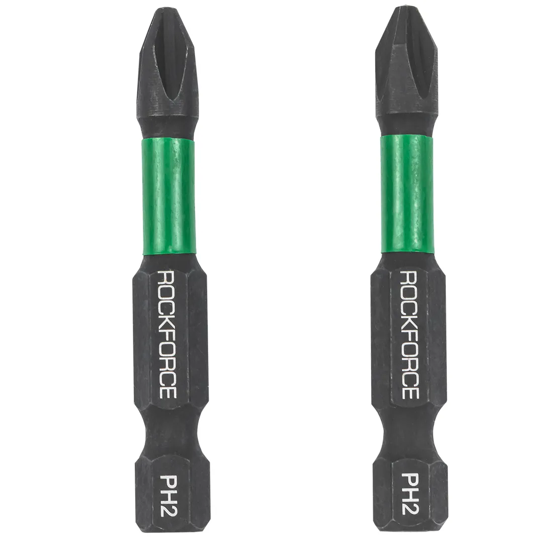 Набор торсионных бит PH2 1/4" 2 пр. 50 мм RockForce RF-38676