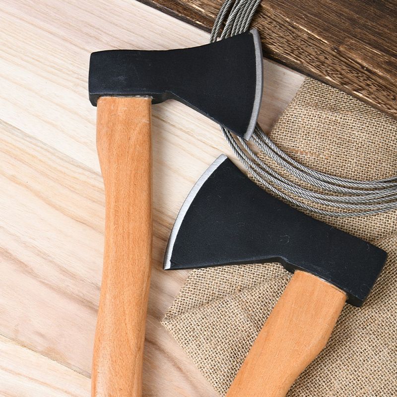 Топор Deli YS EDL5712, 0,8 кг, деревянная рукоятка