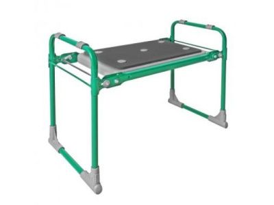 Скамейка садовая с мягким сиденьем, 560х300х425 мм, зеленый NIKA СКМ2/З