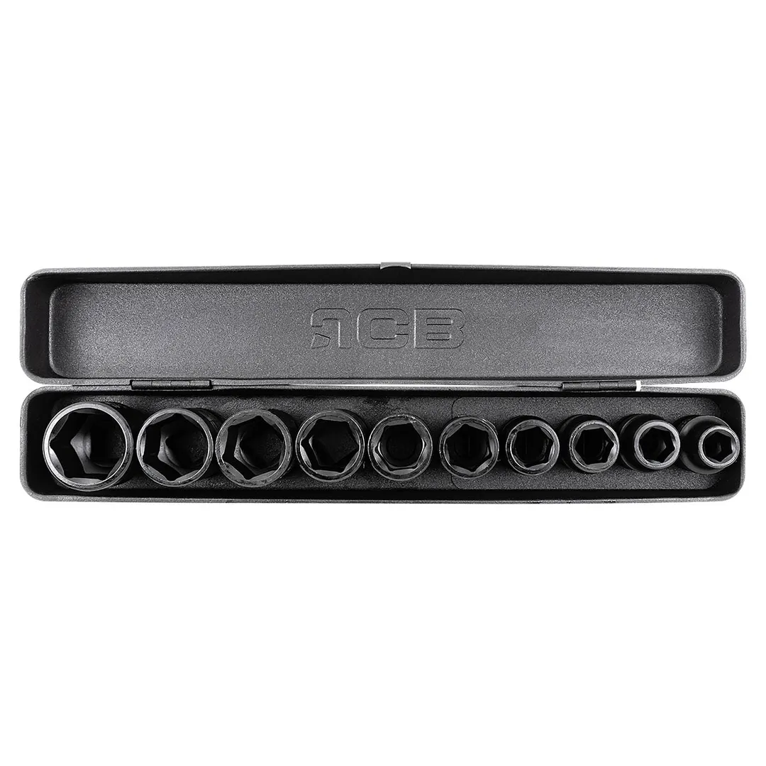 Набор ударных головок 10-24 мм 1/2'' 10 пр 6-гр JCB JCB-4109-5MPB