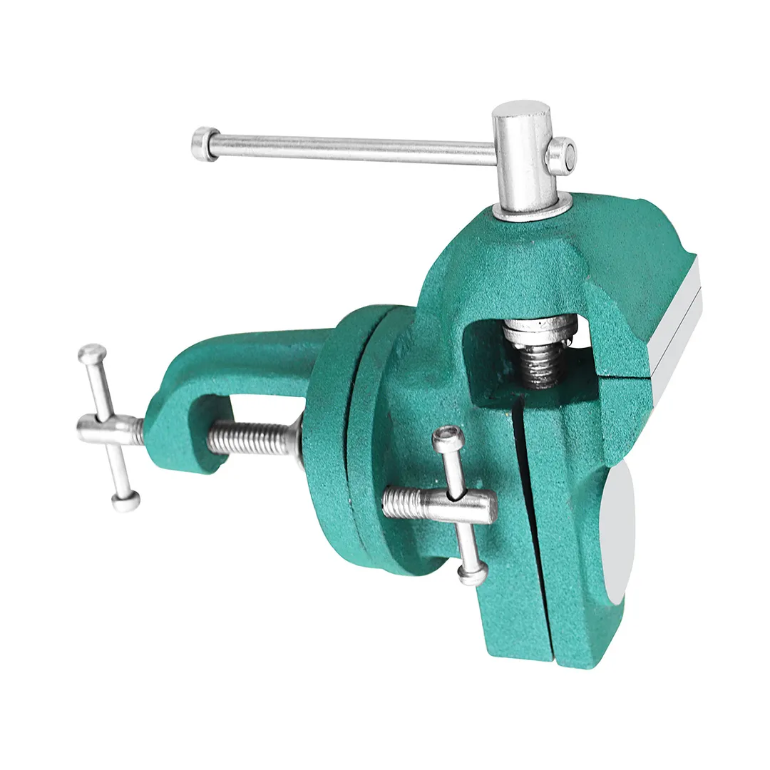 Тиски настольные поворотные с наковальней 60 мм RockForce RF-3291322