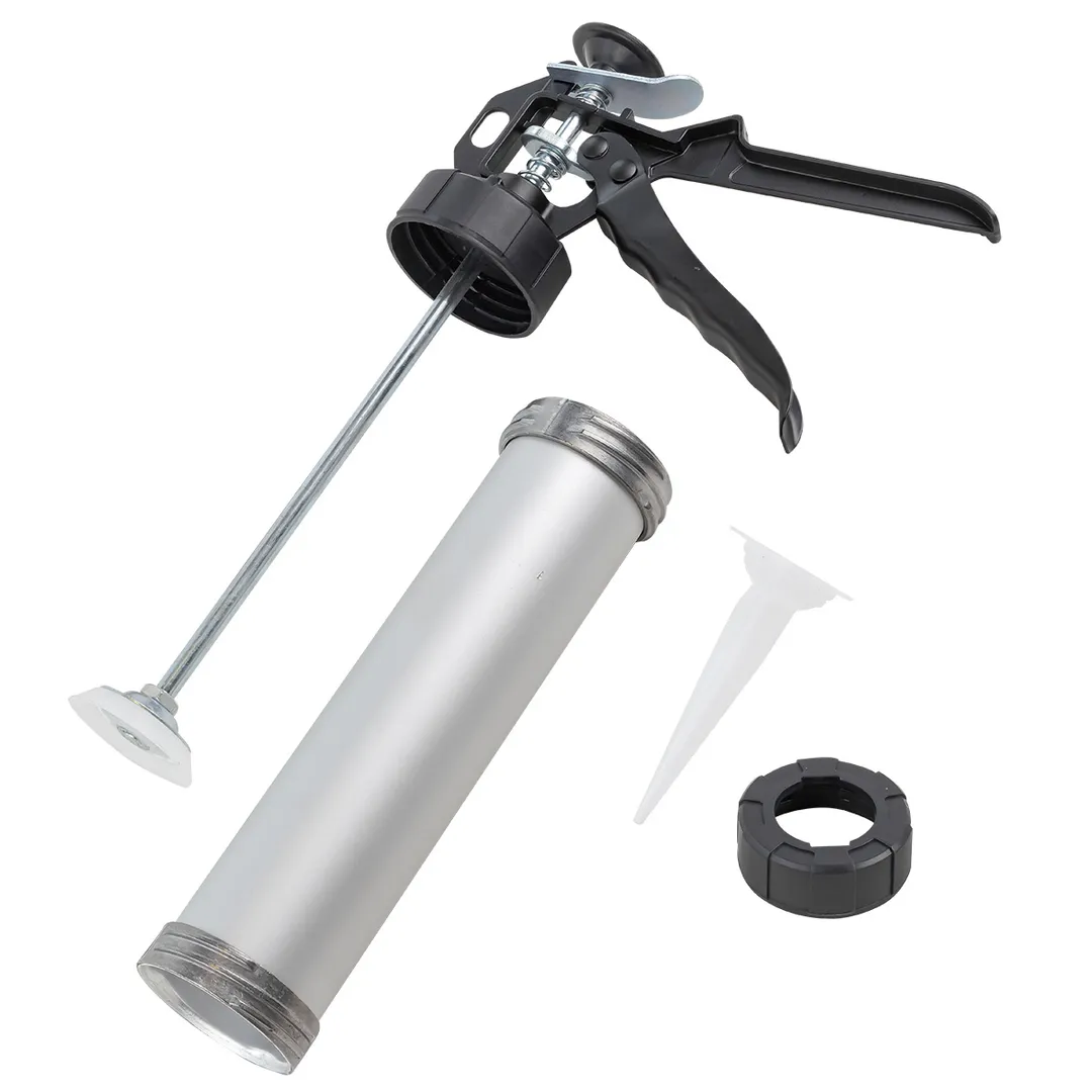 Пистолет для силикона алюминиевый,400гр. Partner PA-CG-01