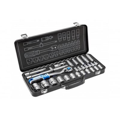 Набор инструмента 1/2" 29 пр. 6-гр CrMo Hoegert HT1R480