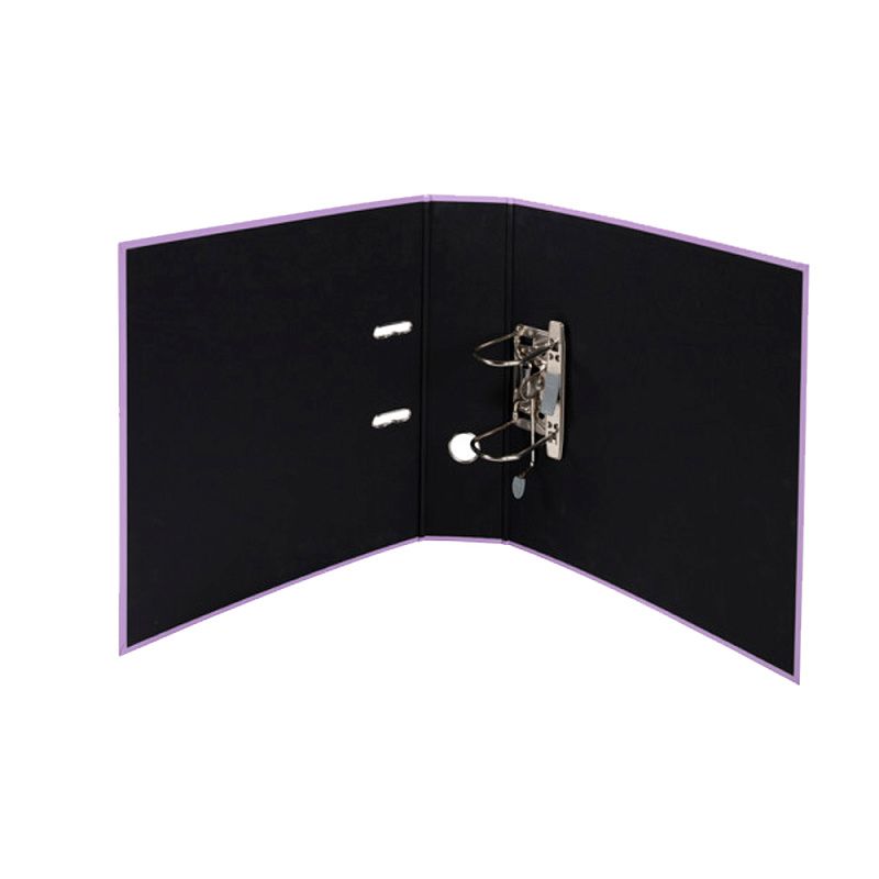 Папка-регистратор "Aquarel", А4, 80 мм, ламинированный картон, фиолетовый