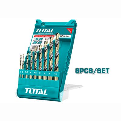 Набор сверл по металлу 2-10 мм 9 пр TOTAL TACSD0095
