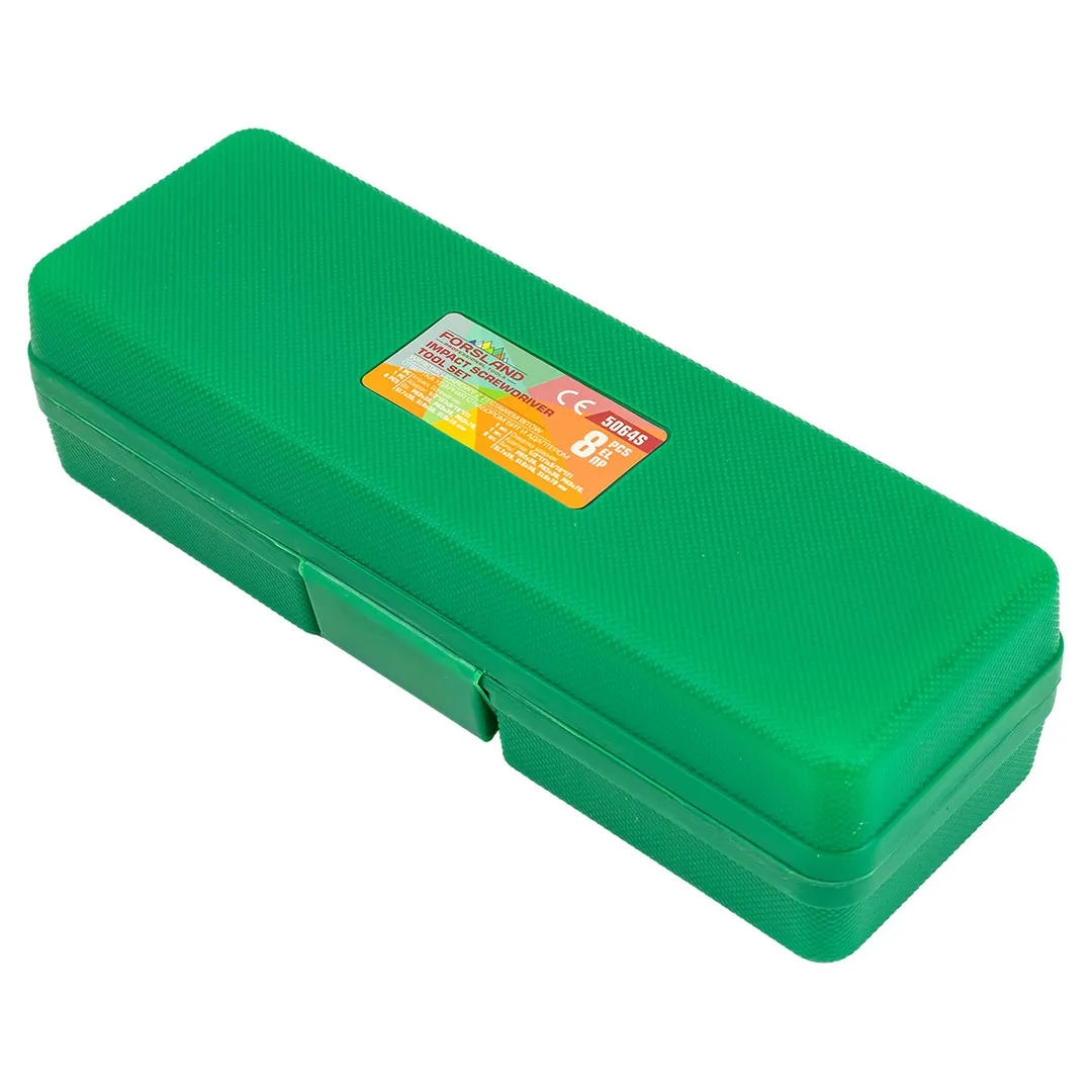 Отвертка ударная с набором бит и адаптером 8 пр Forsland Forsland-5064S