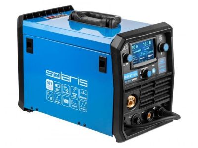 Полуавтомат сварочный ALUMIG-230DP SYNERGY, 230В, MIG/SPOT/FLUX/MMA/TIG/PULSE/DP, синергетич.программы, евроразъем, горелка 3 м