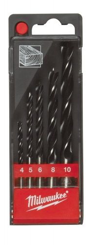 Набор сверл по дереву 4-10 мм MBrad Point Set (5 шт) Milwaukee (4932352465)