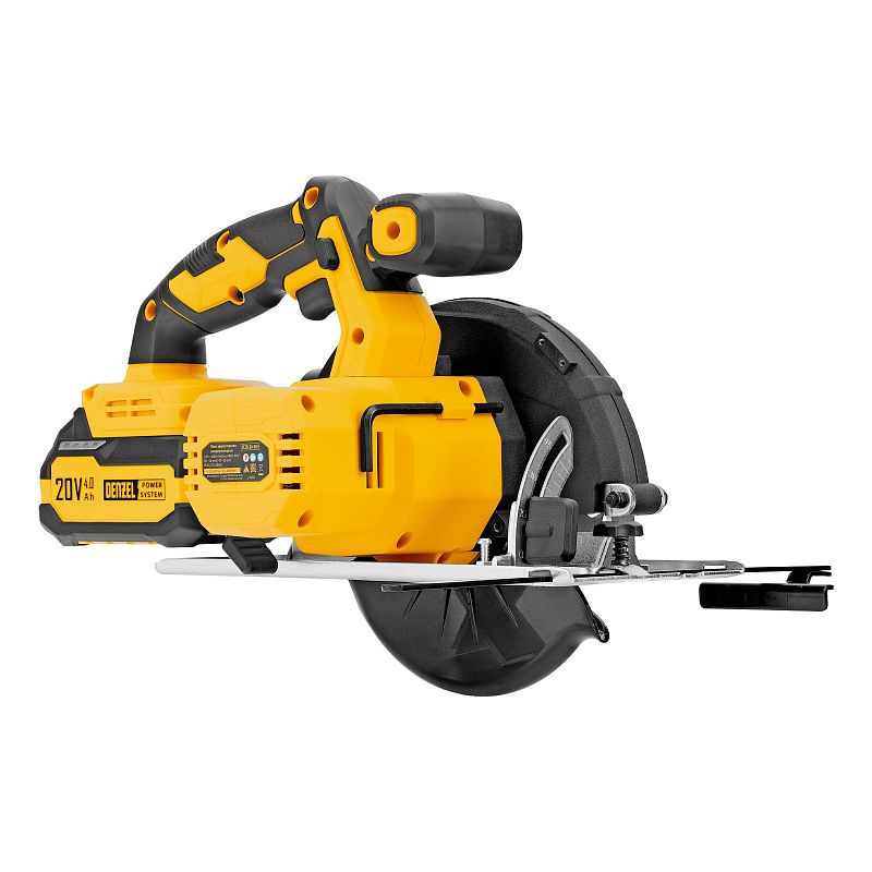 Пила циркулярная аккумуляторная CCSH-20-165, 165 мм, Li-Ion, 20 В Denzel 27405