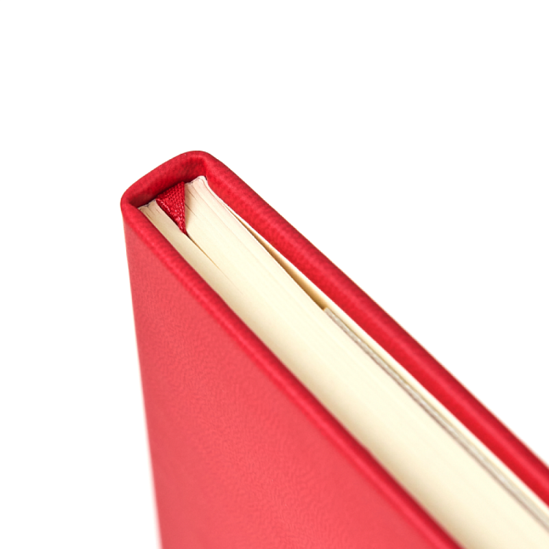 Блокнот "A5-001", А6, 80 листов, на резинке, красный