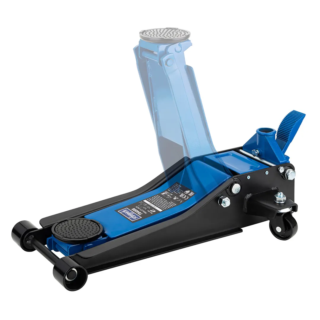 Домкрат подкатной гидравлический 4 т, 75-505 мм, низкопрофильный Scheppach Sch-T84008