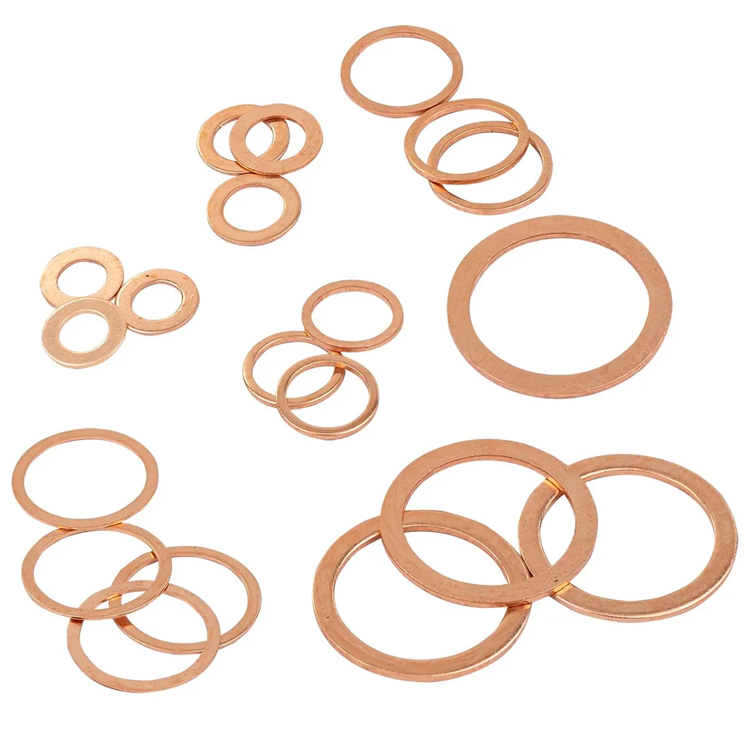 Набор медных шайб 4-22 мм 220 пр RockForce RF-068721