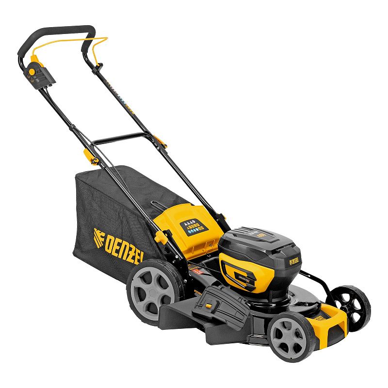 Газонокосилка аккумуляторная бесщет. DLM-460, 460 мм, травосб. 65 л., Li-Ion, 40 В Denzel 58911