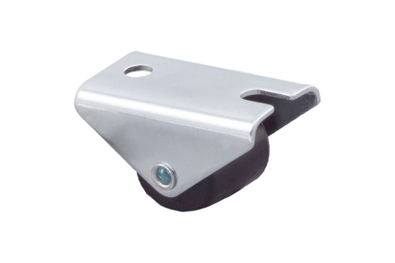 Ролик меб. d14 h18 прямоходящий, черный РП PL 100512