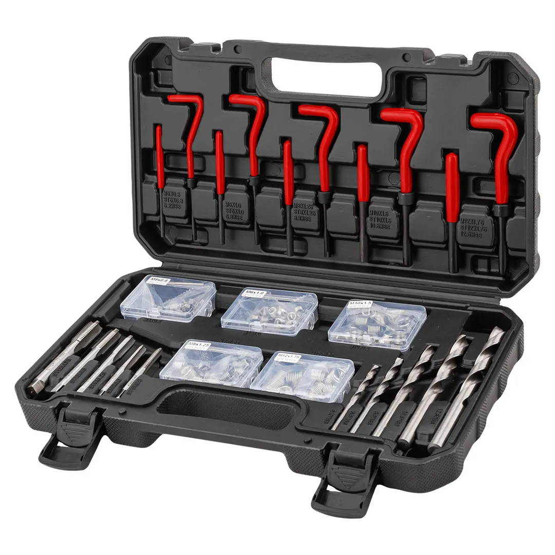 Набор приспособлений и футорок для восстановления резьбы 131 пр PATRON P-9131U1