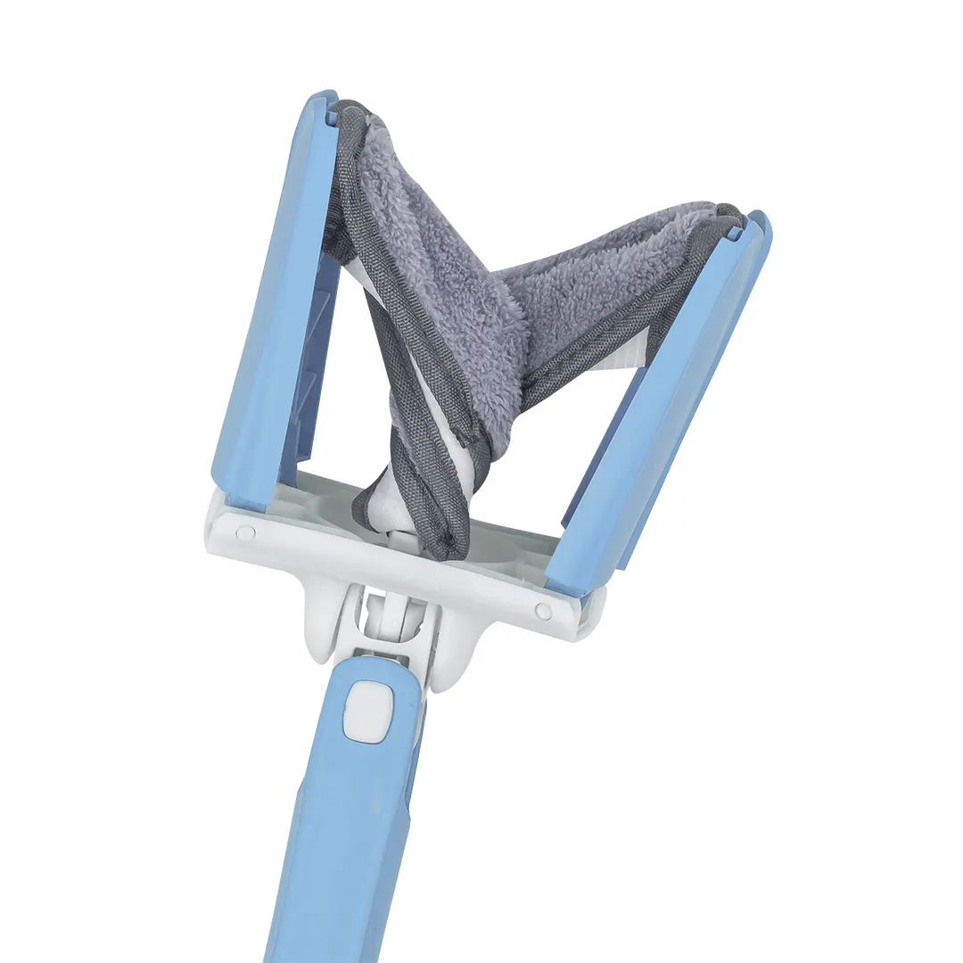 Швабра Х-образная с функцией отжима, голубая, 1300х370х150 мм ISMA ISMA-22(blue)