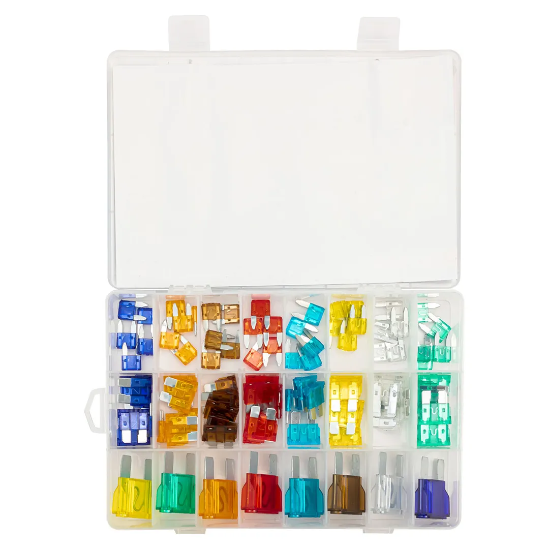 Набор автомобильных флажковых плавких предохранителей от 3А до 100А 88 пр Forsage F-FS-100(83147)