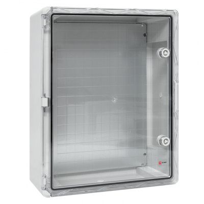 Щит пластиковый с монтажной платой прозр, дверь 500х400х180 мм IP65 EKF PROxima PBT65MP006