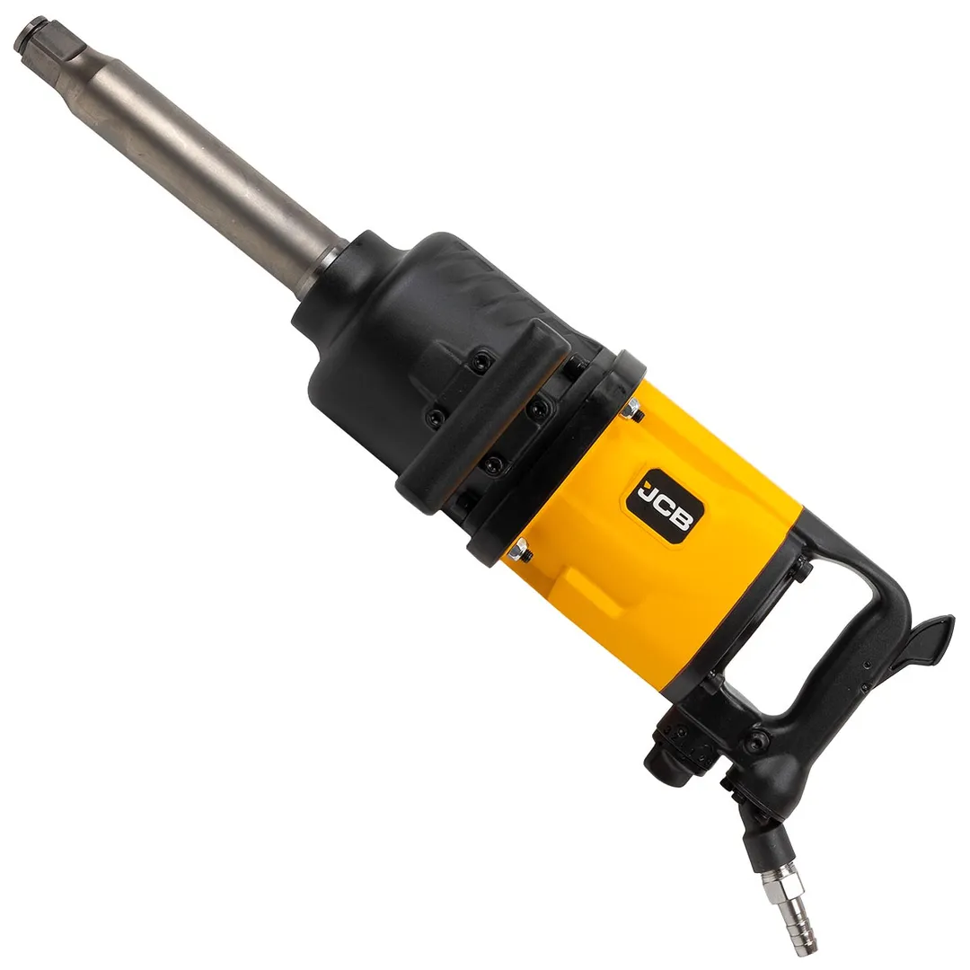 Пневмогайковерт ударный с длинным валом,реверсом и регулировкой усилия 1'', 3486/4200Hм, 2800 об/мин, 6.3bar, 340 л/мин, JCB JCB-RP7495