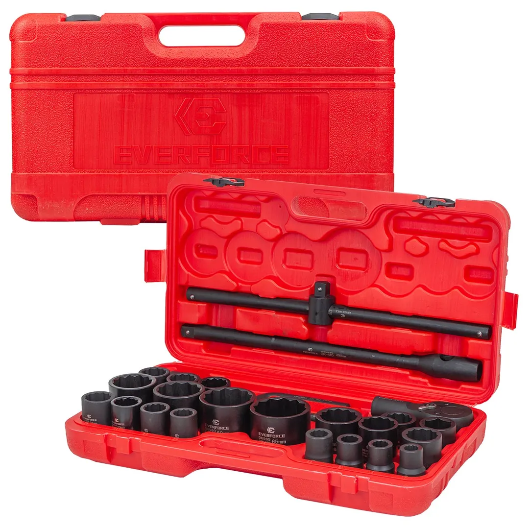 Набор инструментов ударных 26 пр. 3/4'', 12-гр. EVERFORCE EF-68262-9MPB