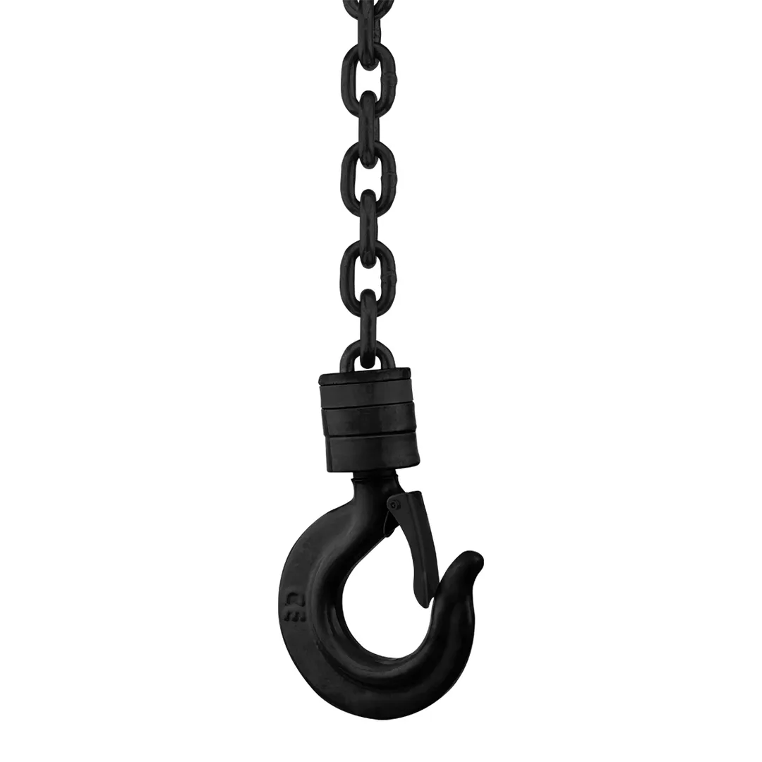 Таль механическая подвесная с фиксацией цепи натяжения 1 т, длина цепи - 2.5 м в кейсе ForceKraft FK-TRC9010S BIG