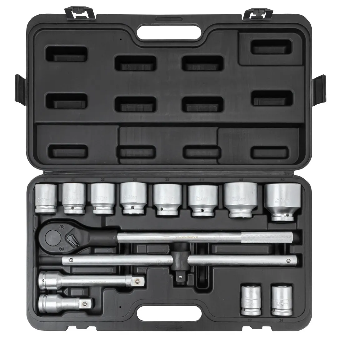 Набор головок с трещоткой 22-50 мм 14 пр 3/4'' 6-гр RockForce RF-6141-5