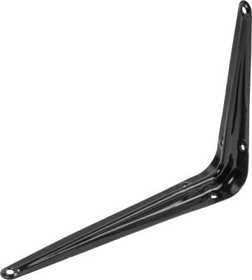 Кронштейн с ребром жесткости 250х300 мм черный Starfix SMP-56557-1