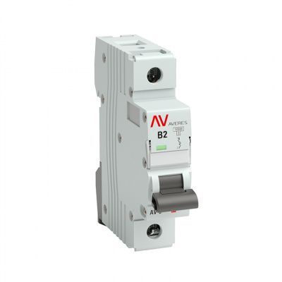 Выключатель автоматический AV-10 1P 2A (B) 10kA EKF AVERES mcb10-1-02B-av