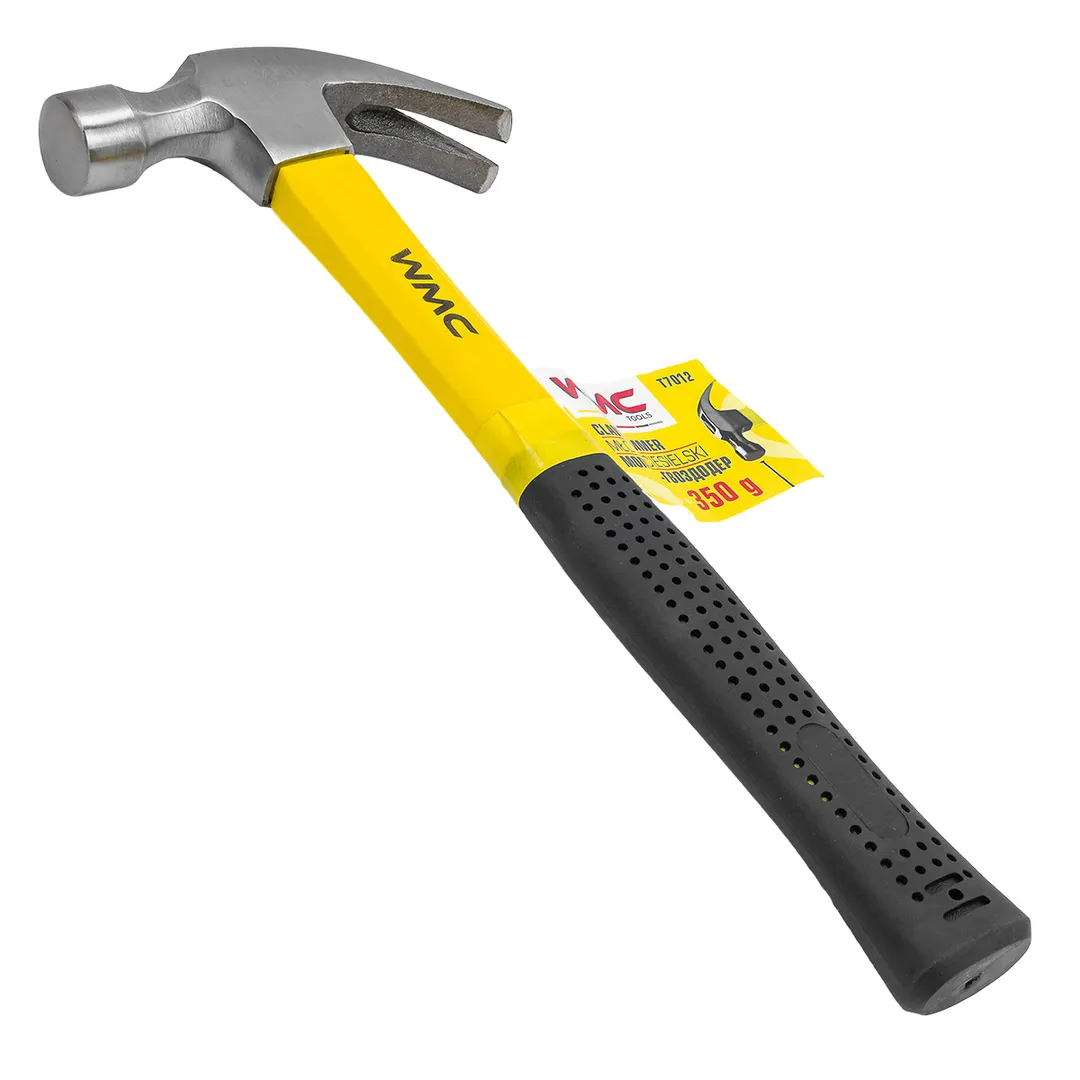 Молоток-гвоздодер 350 гр WMC TOOLS WMC-T7012