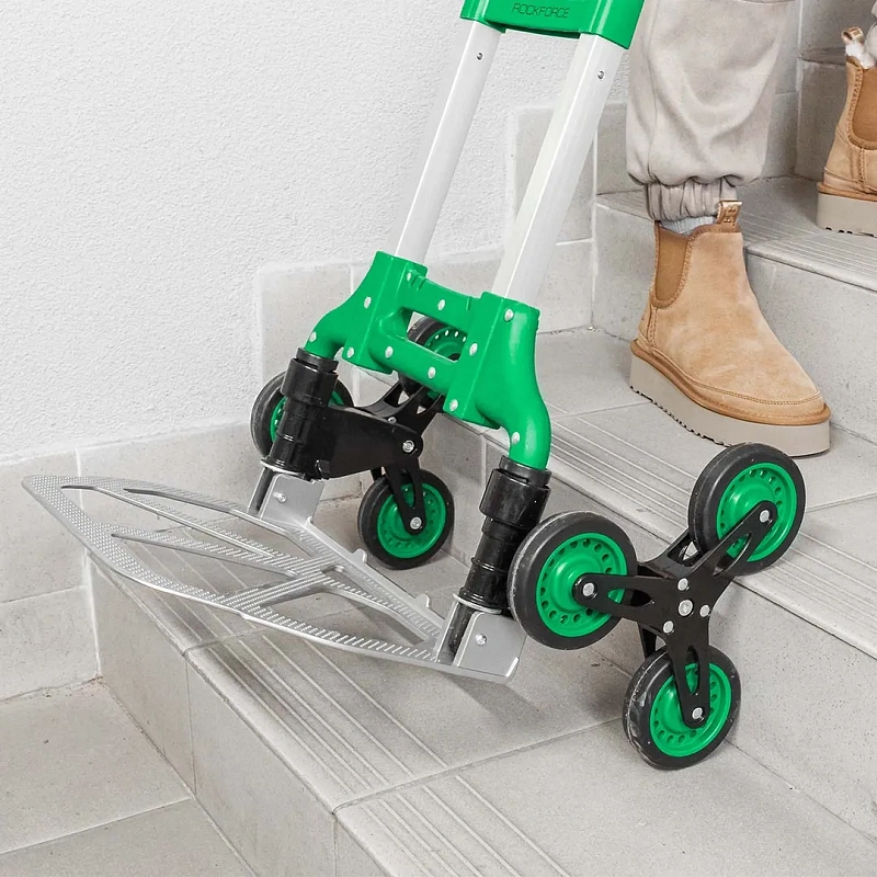 Тележка ручная складная с телескопической ручкой г/п 80 кг RockForce RF-GZS80AA-6W