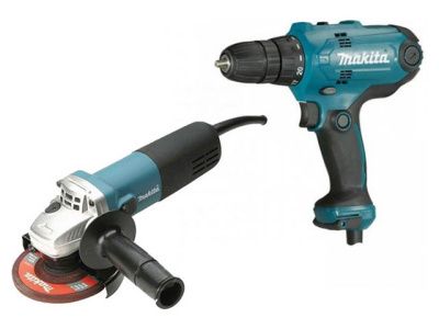 Набор электроинструмента в кор. 2 пр. DF0300, 9555HN Makita DK0117