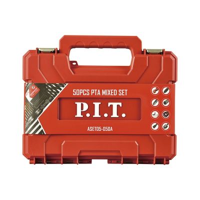 Набор сверл и бит, 50 предметов PIT ASET02-050A