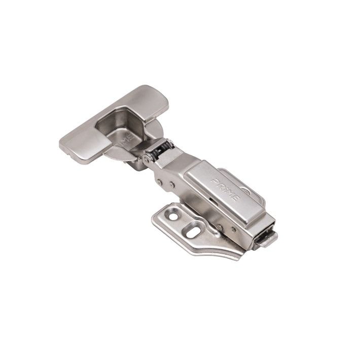 Петля накладная с доводчиком 45мм h0 clip-on, саморезы, заглушки, д/фасадов до 28мм, упак 2 шт., PRIME by AKS 112604