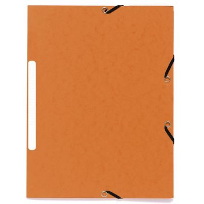 Папка на резинках "Manila", A4, 15 мм, картон, оранжевый