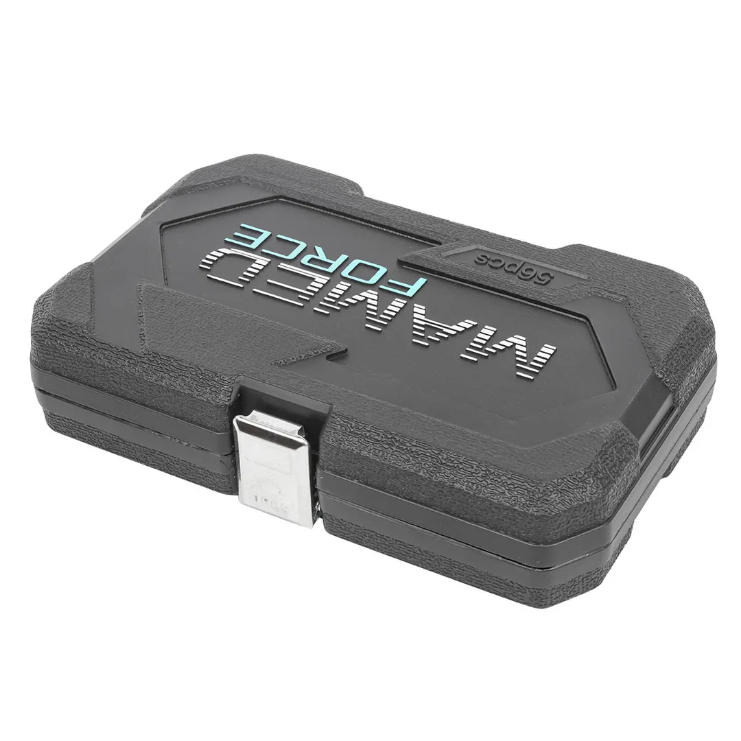 Набор инструментов PROFI 56 пр 1/4'' 6-гр MAMEDFORCE MF-2571-5