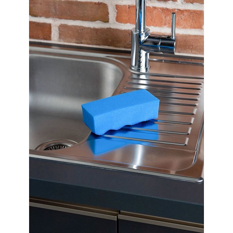 Губка хозяйственная для уборки помещений HQ Profiline, 14х6,3х4,5 см, 5 шт/упак, синий