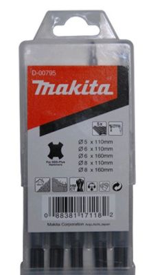 Набор буров по бетону, SDS-Plus, шт, Makita D-00795