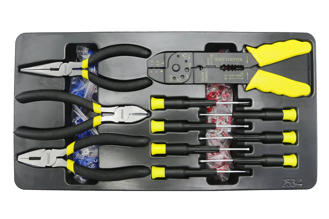 Тележка инструментальная с набором инструментов 253 пр. WMC TOOLS WMC-WMC253