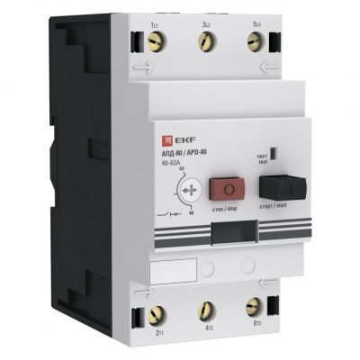 Автомат пуска двигателя АПД-80 40-63А EKF PROxima apd3-40-63