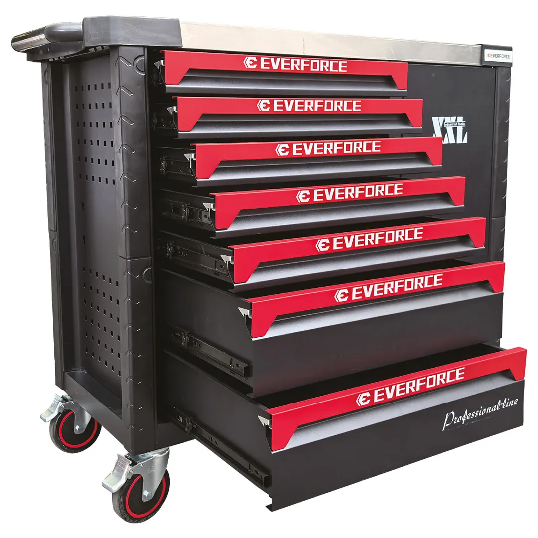 Набор инструментов 289 пр в тележке 7 полок EVERFORCE EF-55312