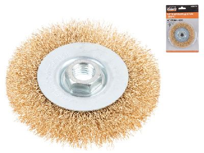 Щетка дисковая гофр. 100 мм/M14, плоская, для УШМ Gepard GP0892-100