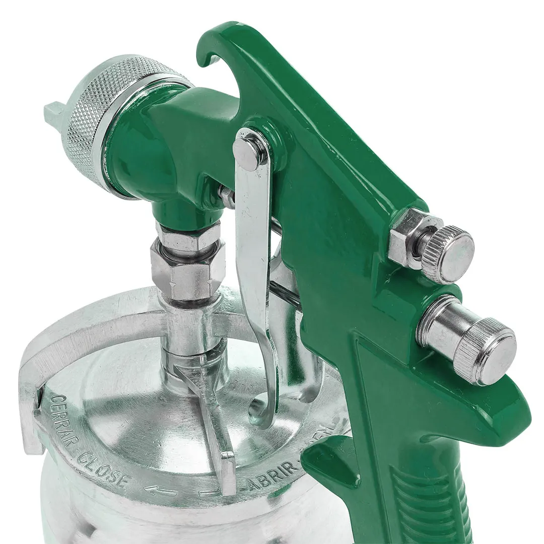 Краскораспылитель пневматический с нижним металлическим бачком 1000мл RockForce RF-S-990-18G