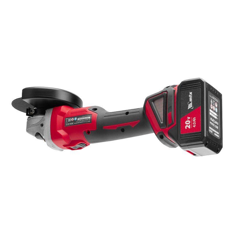 Машина шлифовальная угловая аккумуляторная бесщет. AGB-BL-20-125, Li-Ion, 20 В MTX 27080