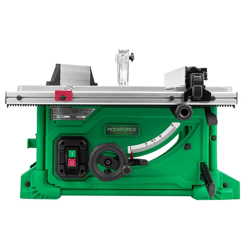 Станок раскроечный 1500Вт, 5000 об/мин, размер диска 210х30х2,6 мм RockForce RF-M1H-ZP4-210-1