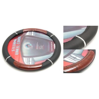Чехол руля KD-71261-M (Black/wood)