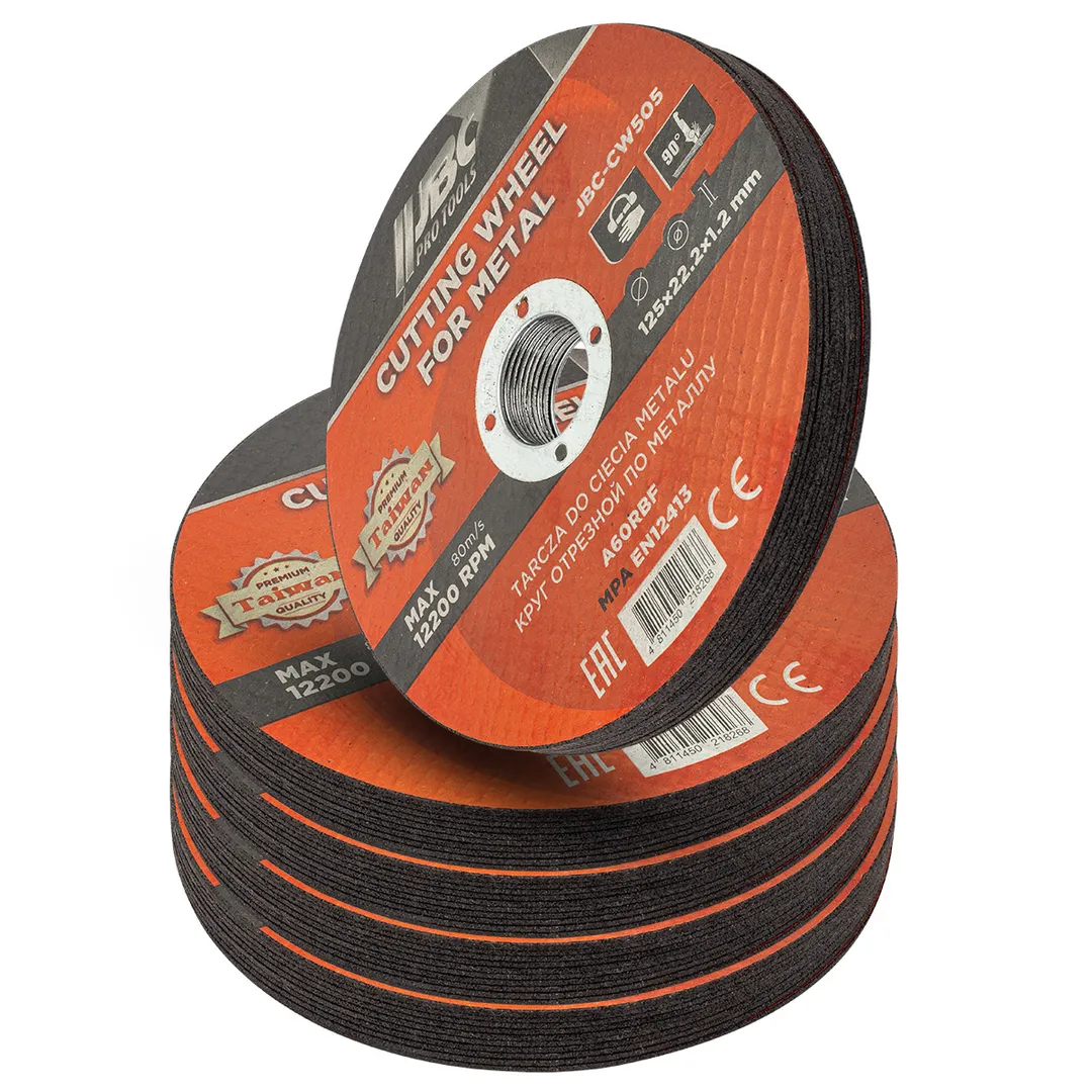 Круг отрезной по металлу 125x1.2x22.2 мм, 50 шт JBC JBC-CW505[к-т 50 шт.]