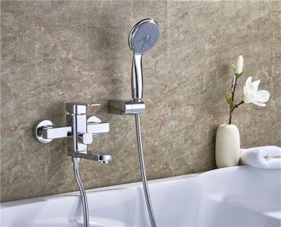Смеситель для ванны, цинк, хром Ledeme L3233