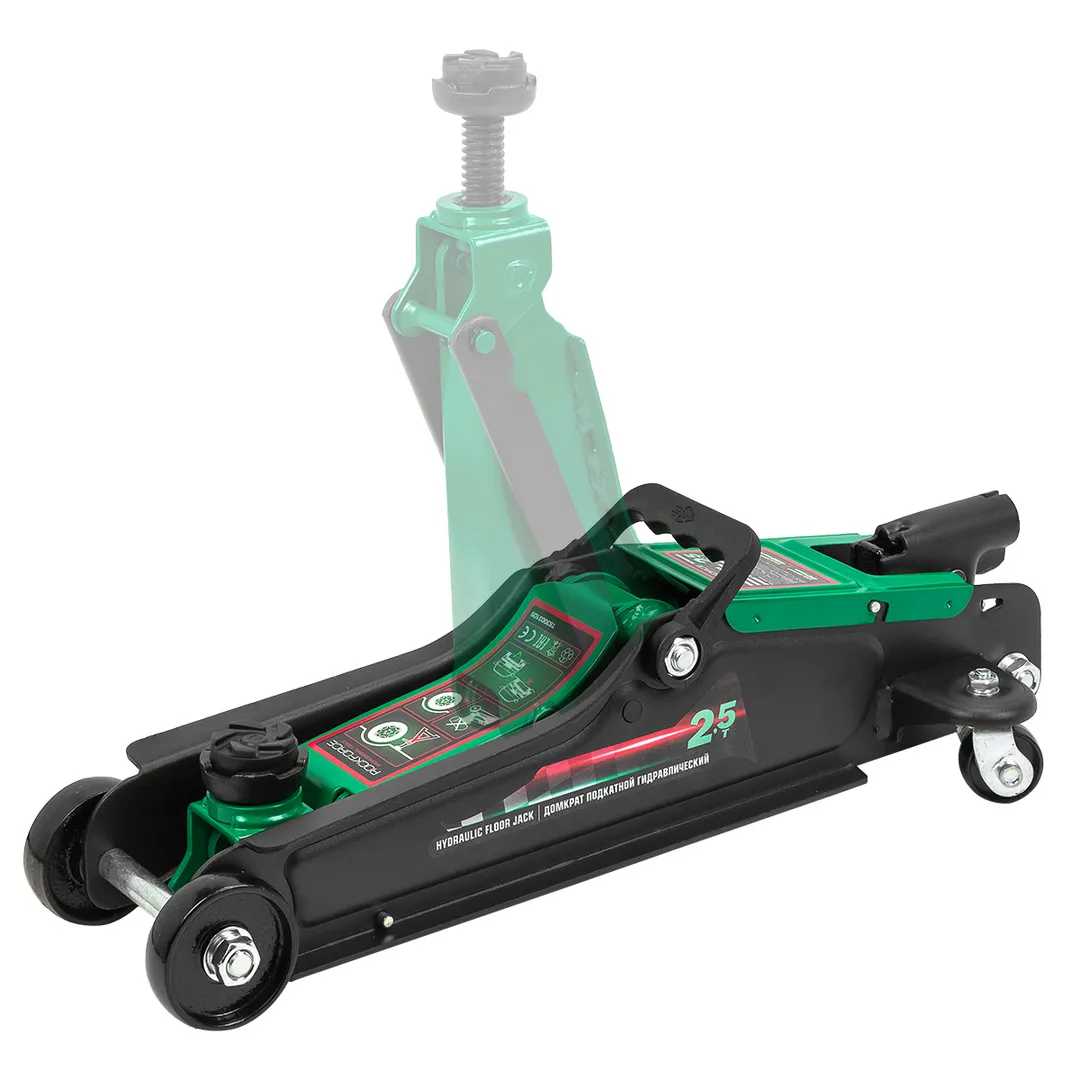 Домкрат подкатной гидравлический 2.5 т, 90-400 мм RockForce RF-T830031