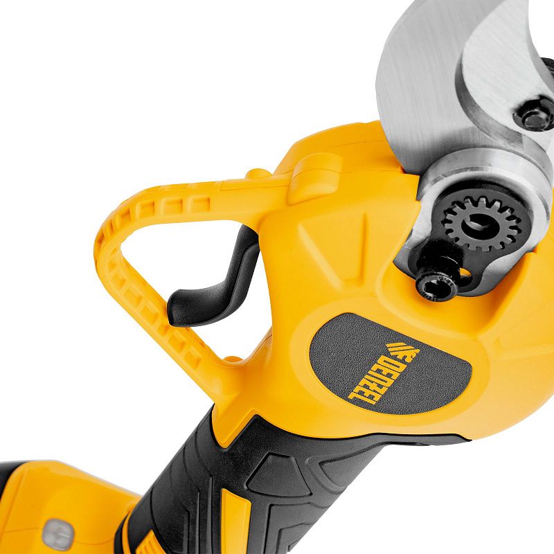 Секатор аккумуляторный, бесщет., CP-30BL, Li-Ion, 20 В, лезвия SK5 Denzel 59434