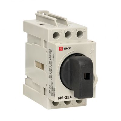 Рубильник модульный MS-25A 3P на DIN-рейку EKF ms-25d